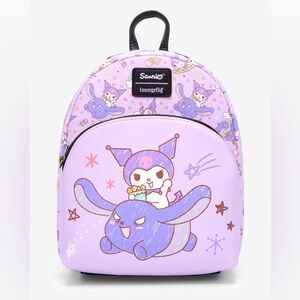 Loungefly Kuromi Baku Snacks Mini Backpack
